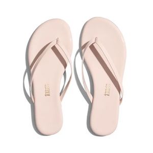 Tkees glossy flip flop in whipped cream
